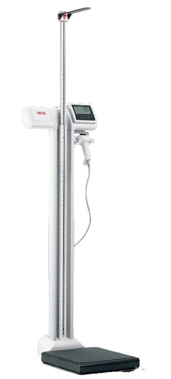 SECA EMR-VALIDATED COLUMN SCALE WITH EYE-LEVEL DISPLAY AND WI-FI FUNCTION photo
