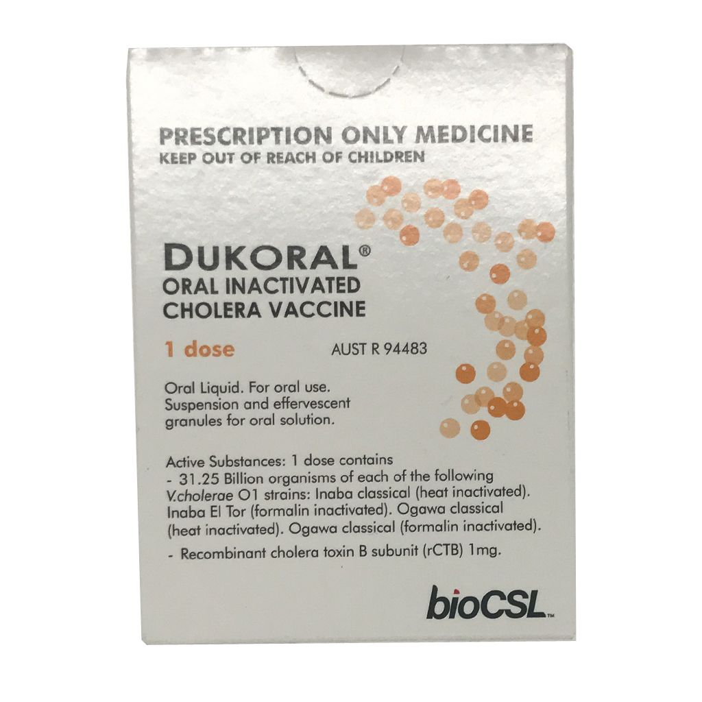 SEQIRUS DUKORAL ORAL, INACTIVATED CHOLERA VACCINE photo