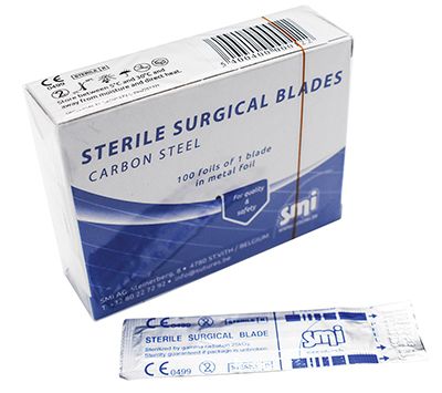 SMI SURGICAL BLADES NO.15 / BOX OF 100 photo