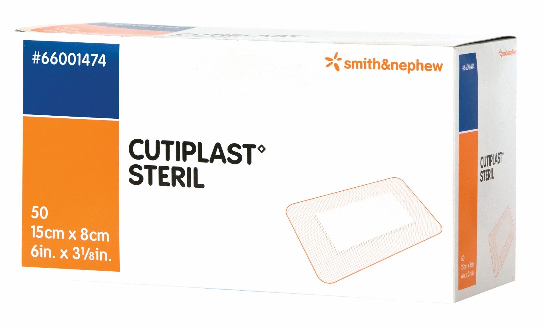 CUTIPLAST STERIL CONFORMABLE FABRIC ISLAND DRESSING photo
