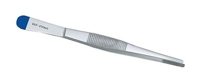 STERILE DRESSING FORCEPS DISPOSABLE / FINE TIP / 12.5CM  photo