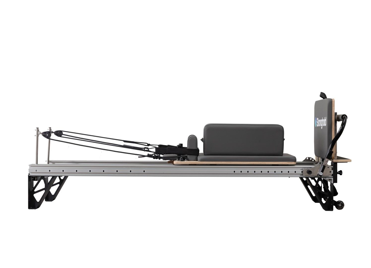 STRONGHOLD ELITE PILATES REFORMER PACKAGE / INCLUDING JUMP BOARD, SITTING BOX, MAT EXTENDER & PLATFORM EXTENDER photo
