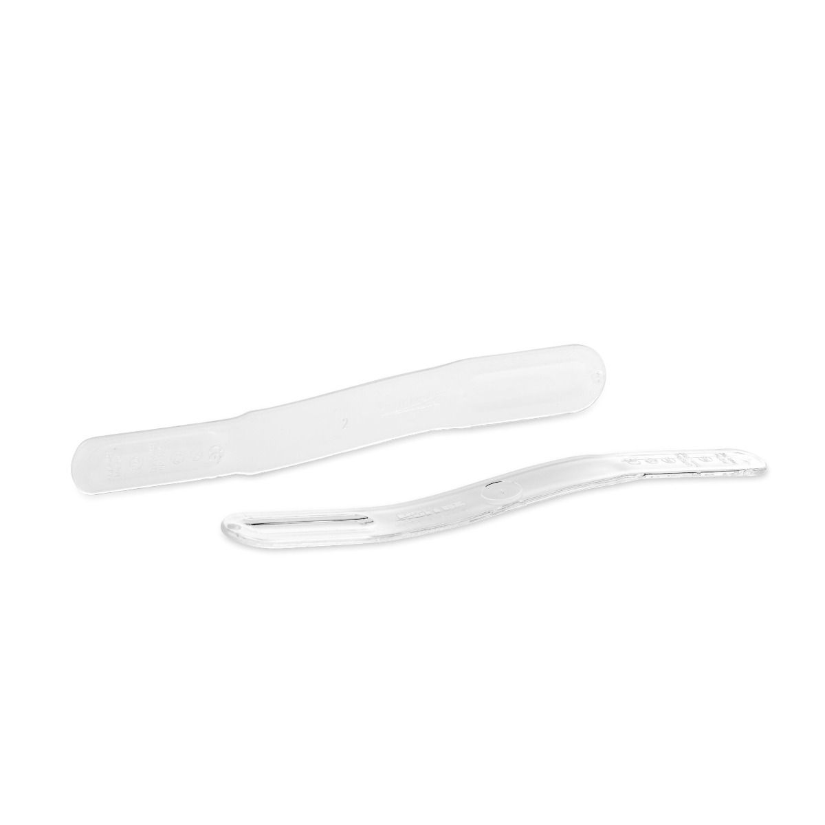 ZILLION TRANSPARENT PLASTIC TONGUE DEPRESSOR / 15CM / BOX OF 100 photo