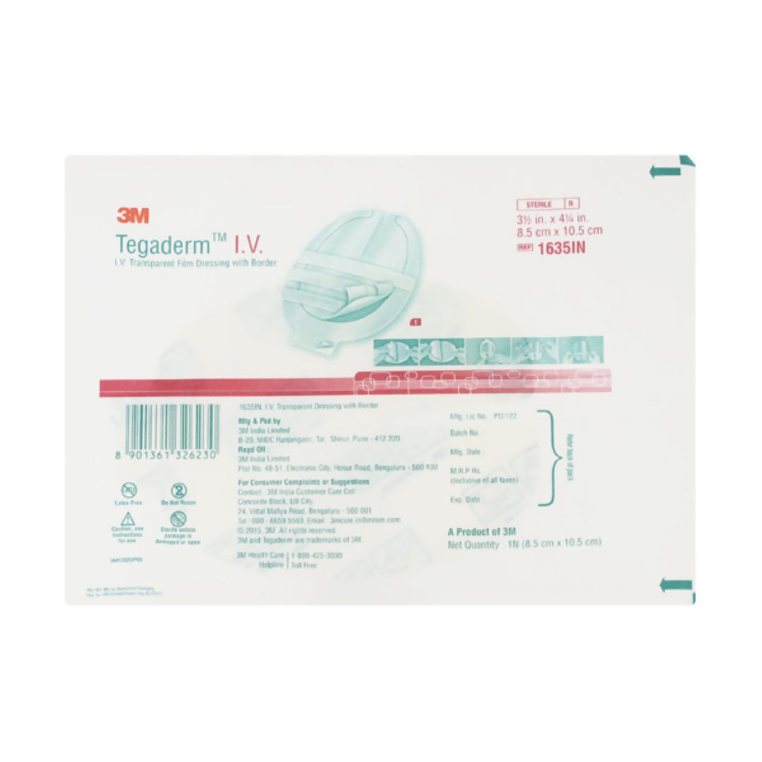 TEGADERM IV TRANSPARENT FILM DRESSING / OVAL / 8.5CM X 10.5CM / BOX OF 50 photo