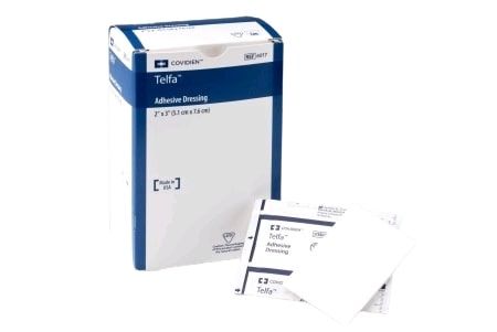TELFA OUCHLESS ADHESIVE DRESSING / 7.5CM X 5CM / BOX OF 100 photo