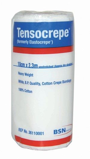 TENSOCREPE BANDAGES MEDIUM WHITE 7.5CM X 1.5M / PACK OF 12 photo