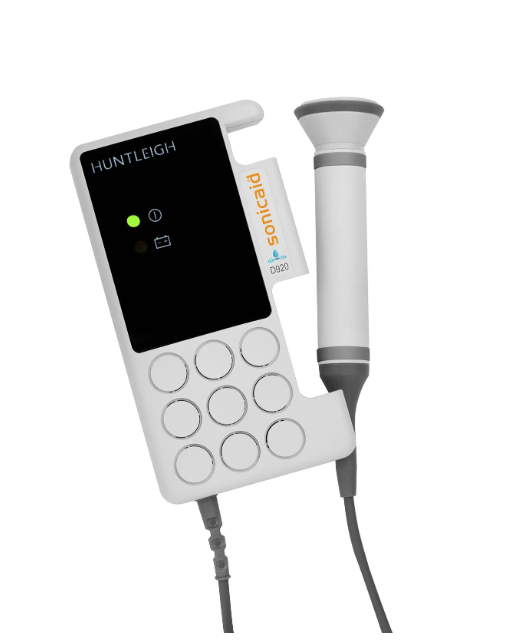 HUNTLEIGH SONICAID D920 AUDIO DOPPLER WITH FIXED WATERPROOF PROBE photo