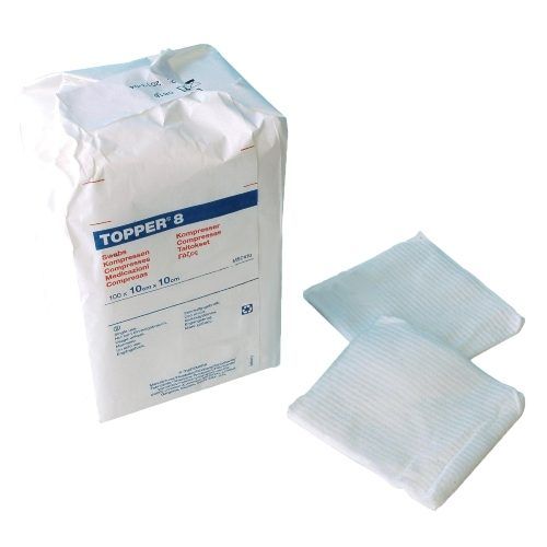 GAUZE SWABS / NON-STERILE / NON WOVEN /4 PLY / 10 X 10CM / PACK 100 photo