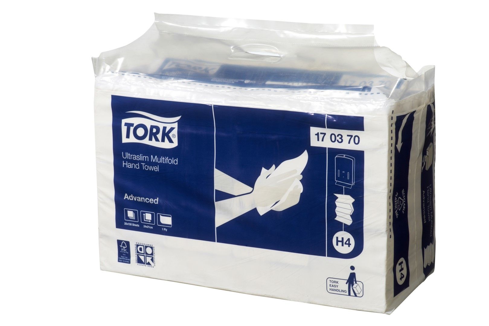 TORK TOWEL ULTRASLIM INTERLEAVED  / 24 X 21CM / CARTON OF 20 photo