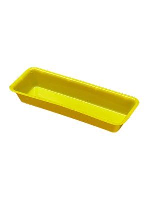 TRAY INJECTION 270 X 100 X 40MM YELLOW AUTOPLAS / EACH photo
