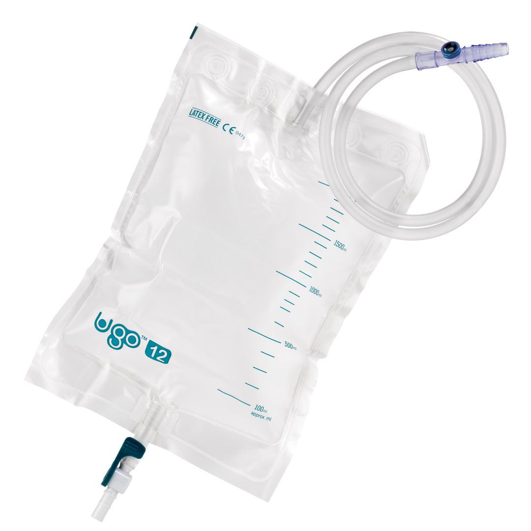 UGO 12 DRAINAGE BAG 2L STERILE 90CM TUBE LEVER TAP   photo