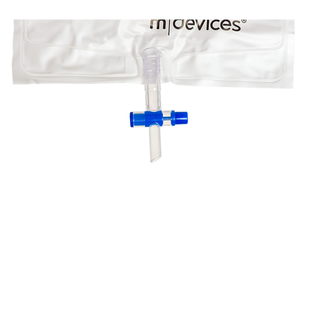 URINE BAG / 2000ML T-TAP NRV SAMPLE PORT 120CM CLEAR TUBING / EACH photo