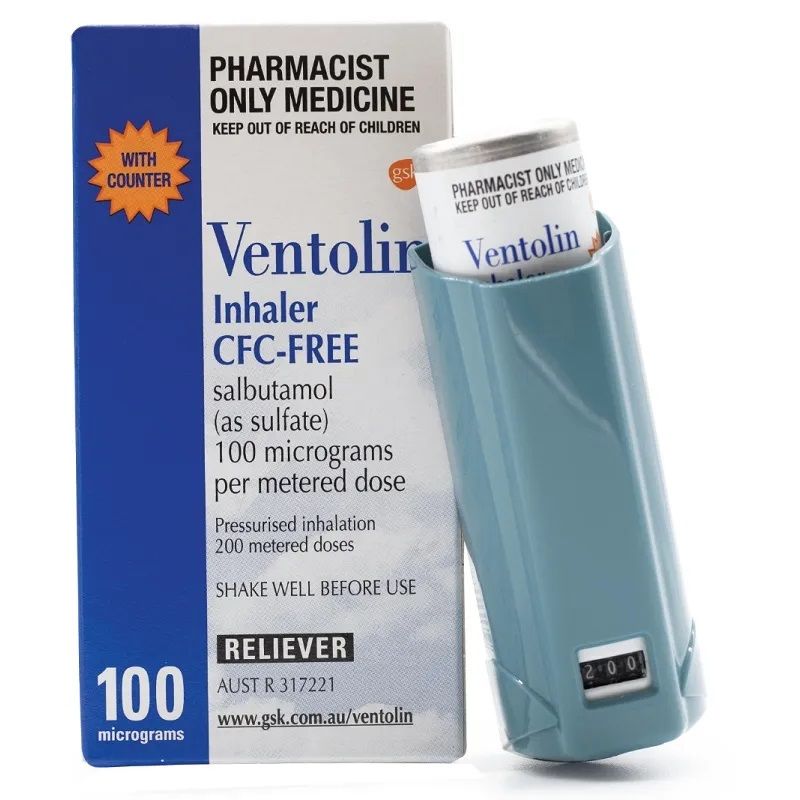 VENTOLIN INHALER (CFC-FREE) 200 DOSE / 100MCG / EACH photo