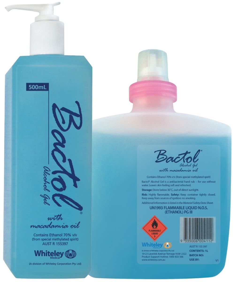 WHITELEY BACTOL ALCOHOL GEL photo