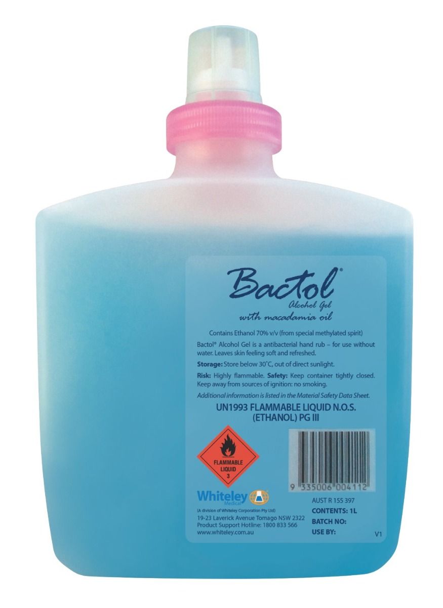 WHITELEY BACTOL ALCOHOL GEL photo