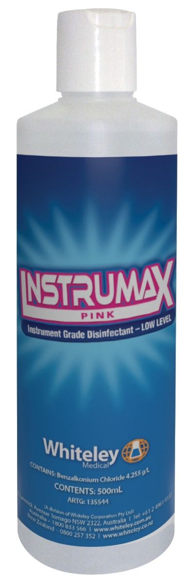 WHITELEY INSTRUMAX PINK LOW LEVEL INSTRUMENT DISINFECTANT  photo