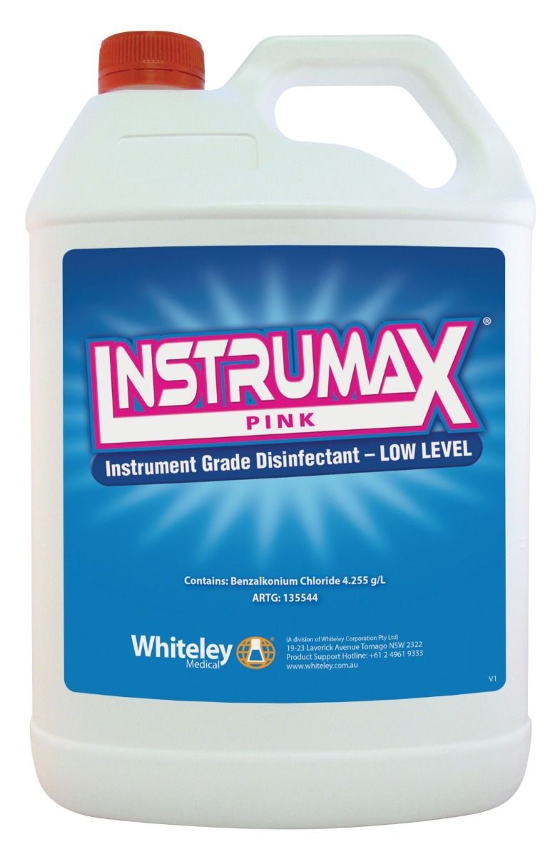 WHITELEY INSTRUMAX PINK LOW LEVEL INSTRUMENT DISINFECTANT  photo