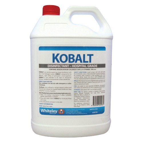 WHITELEY KOBALT SURFACE DISINFECTANT 5Ltr photo