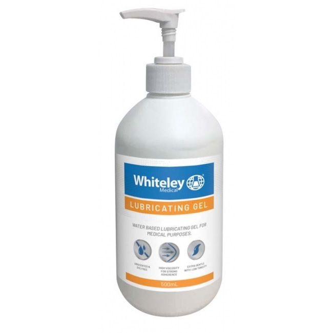WHITELEY MEDICAL LUBRICATING GEL STERILE CARBOMER FREE 500ML PUMP photo