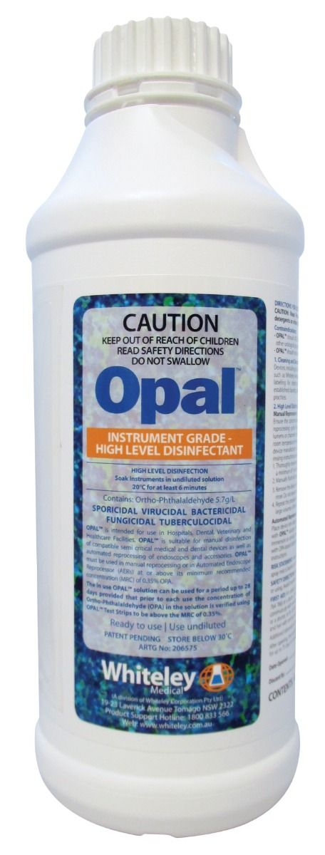 WHITELEY OPAL INSTRUMENT GRADE HIGH LEVEL DISINFECTANT / 1L photo