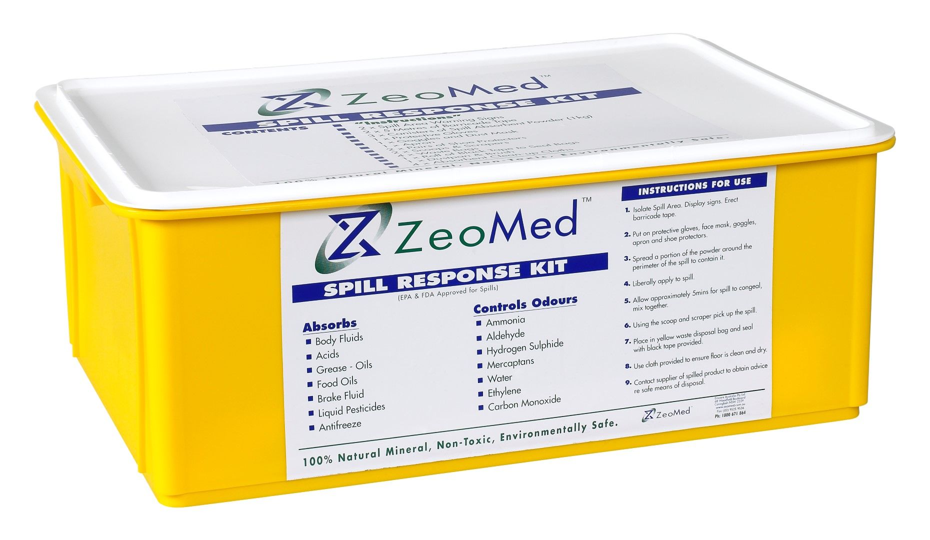 ZEOMED MULTIPURPOSE SPILL RESPONSE KIT photo