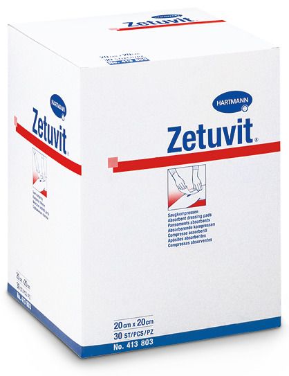 ZETUVIT NON-ADHERENT / 20CM X 20CM / BOX OF 15 photo