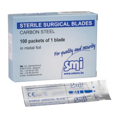 SMI SURGICAL BLADES NO. 11 / BOX OF 100