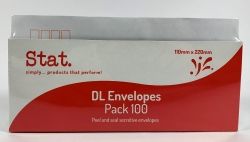 ENVELOPE DL SIZE / SECRET / PEEL/SEAL / PACK OF 100