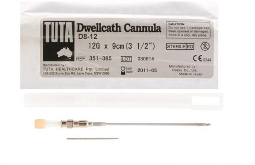 DWELL CATHETER / 12G X 9CM