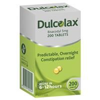 DULCOLAX TABLETS 5MG / BOX OF 200