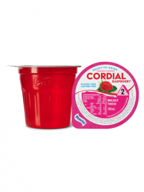 PRECISE RASPBERRY CORDIAL / 185ML MILDLY THICK LV2 / BOX OF 12