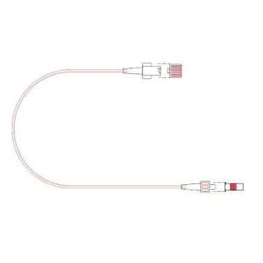 TUTA EXTENSION SET MIN VOLUME / FEMALE LUER LOCK TO MALE LUER LOCK / 25CM / EACH