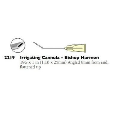 2219 IRRIGATING CANNULA BISHOP HARMON 19G / BOX OF 10