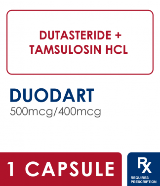 DUODART 500MCG/400MCG CAPSULES / BOX OF 30