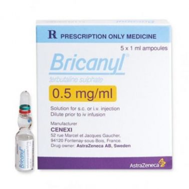 BRICANYL  INJECTION / 0.5MG | 1ML / BOX OF 5