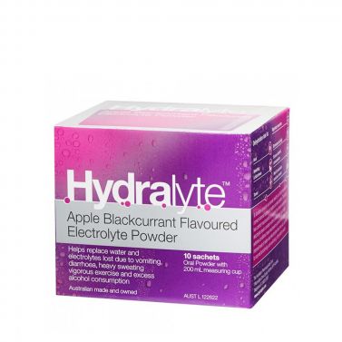 HYDRALYTE POWDER 5G APPLE/BLACKCURRENT / BOX OF 10