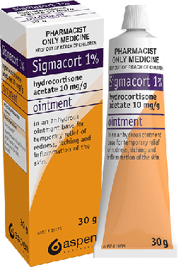 SIGMACORT OINTMENT 1% / 50G