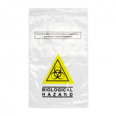 SPECIMEN BAG CLEAR 270 X1 60MM REAR PANEL / BOX OF 2000
