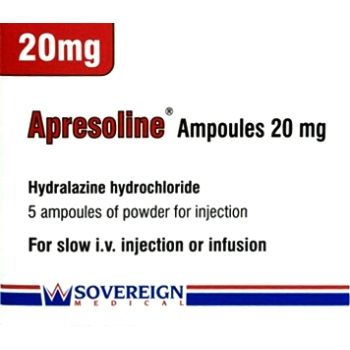 APRESOLINE AMPOULES 20MG/1ML / BOX OF 5