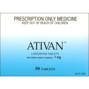 ATIVAN TABLETS 1MG / BOX OF 50