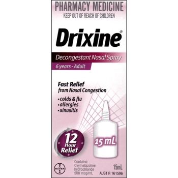 DRIXINE NASAL SPRAY 15ML FOR ADULT / EACH