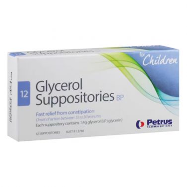 GLYCEROL SUPPOSITORY CHILD / BOX OF 12