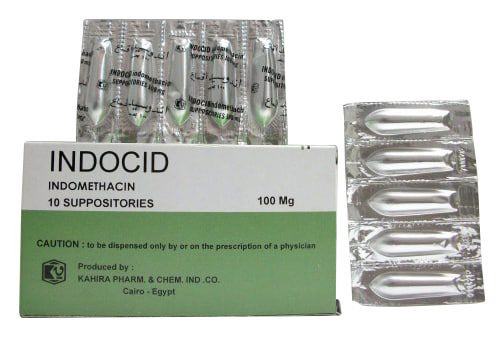 INDOCID SUPPOSITORY 100MG / BOX OF 20