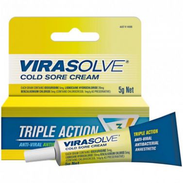 VIRASOLVE COLD SORE CREAM 5G / EACH