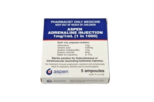 ADRENALINE / 1:1000 / 1ML AMPS / BOX OF 5