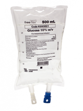 BAXTER GLUCOSE 10% IV  500ML