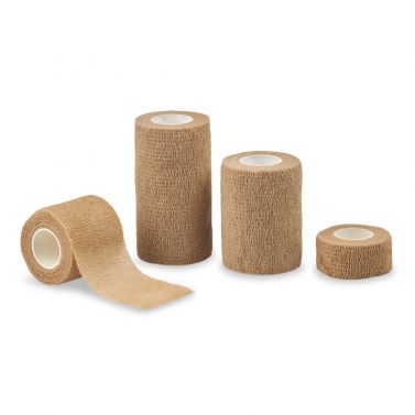 AMTECH COHESIVE BANDAGE / MIXED COLOURS / 7.5CM X 4.5M / SINGLE ROLL