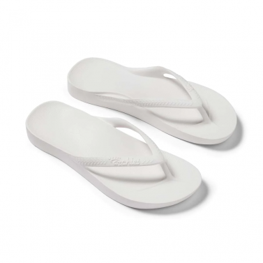 ARCHIES ARCH SUPPORT THONGS / WHITE