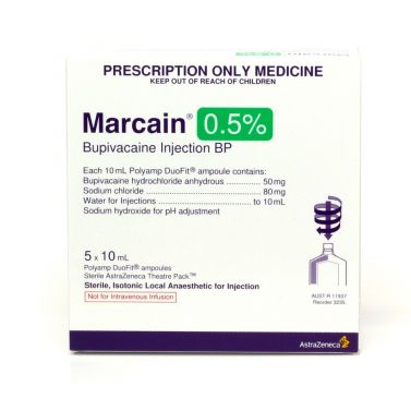 ASTRAZENECA MARCAIN PLAIN