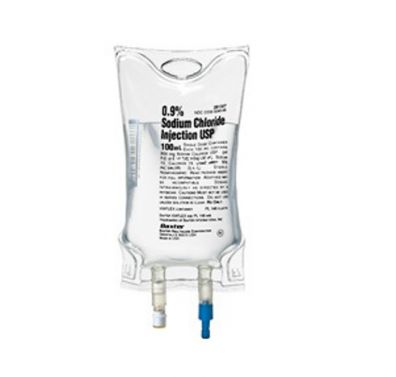 BAXTER VIAFLEX IV SOLUTIONS / 0.45% SODIUM CHLORIDE / 500ML